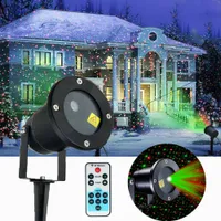 Christmas Laser Star Light RGB Shower LED Gadget MOTION Stage Projector Lamps Outdoor Garden Lawn Landscape 2 IN 1 Moving Full Sky Lamp