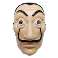 1pc Salvador Dali Cosplay Movie Mask Money Heist the House of Paper La Casa De Papel Cosplay Face Mask