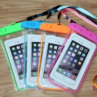 Bolsa seca Cajas impermeables universales Cámara alta Cámara Use Soild para iPhone 11 Pro Max Samsung Galaxy S20 Ultra Note 10 Opp Pack