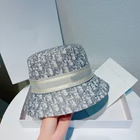 Мода ведро шляпа роскошки дизайнеры шляпы женские новые широкие Brim Caps Sunshade Cap весенняя и летняя винтажная печать приморский туризм