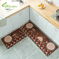 Lange keuken mat goedkoper antislip modern gebied tapijten woonkamer balkon badkamer tapijt set deurmat bad mat in de gang Y200527