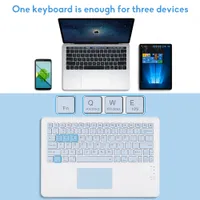 Kablosuz Bluetooth Klavye ve Fare Teclado Gamer iPad PRO 2022 Için iPad Klavye Android IOS Windows PC Oyun Klavye