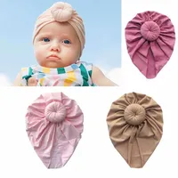 Haaraccessoires Baby Hat Head Wrap Winter Soft Hairband Turban Knot Unisex Elastische Hoofdbanden1