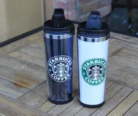 Sıcak Son 16 oz Çift Katmanlı Plastik Paslanmaz Çelik Starbucks Kahve Fincanı, Starbucks Paslanmaz Çelik Vakum Şişesi, UPS Ücretsiz Kargo