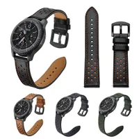Convient à Samsung Gear S3 Galaxy Watch3 Sangle de cuir Spécial Cuir de haute qualité Homme Accessoires Sangle Démontage rapide Démontage de 22mm