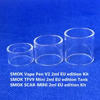SMOK Vape Pen V2 TFV9 Mini SCAR-MINI 2ml EU TPD Edition bag Kit Tank Normal glass tube Straight
