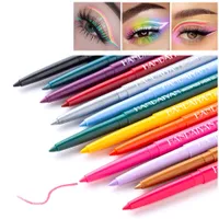 Matte Red Eyeliner Gel Pencil Easy to Wear Colorful Eye Liner Pen Cream White Yellow Blue Purple Eyes Makeup Cosmetics
