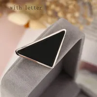 Women Girl Triangle Letter Hair Clip Black Metal Triangle Barrettes Fashion Hair Accessories for Gift Party