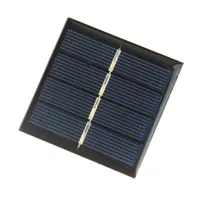 Buheshui 0.45W 2Vミニ太陽電池モジュール多結晶太陽電池パネルDIYソーラー充電器58 * 58 * 3mm 10ピース/ロット送料無料