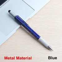 Schraubendreher Multifunktionale Kugelpunkt Stift Pegel Meter Werbekapazität Touchscreen Balance Meter Sechs in einem Metalle Werkzeugstifte