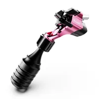 Cherry Pink Mast Flash Rotary Tattoo Machine RCA Cord Coreless Motor Liner Shader Supplies Tattoo Gun 220222