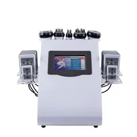 Cavitation de liposuccion ultrasonique de haute qualité 40K 8 pad LLLT LIPO laser minceur machine aspirateur rf soins de la peau salon spa équipement