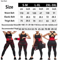 Women Neoprene High Waist Trainer Body Shaper Sweat Shapewear Adjustable Slim Belt Trimmer Leg Shapers Waist and Thigh Trainer30