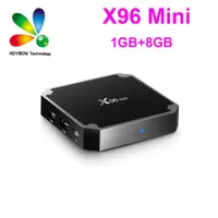 X96 Mini Caixa de TV Android X96mini Android 9,0 Caixa de TV inteligente 1GB 8 GB Amlogic S905W Quad Núcleo 2.4GHz WiFi 1GB8GB