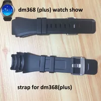 DM368 LF16 orologio da polso SmartWatch DM368 Plus Smart Watch PhoneWatch Sostituzione cinturino da polso da polso cinturino in cinghia rossa Bianco nero cintura cintura cinturino