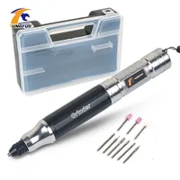Tungfull Cordel Pit Tool Dremel Nieuwe Mini Boor Power Tools Graveur Elektrische Pen DIY Snijden T200324