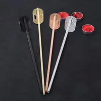 Sublimation Garden Stainless Steel Straight Tube New Arrival Candle Snuffer Wick Trimmer Candle Cover Hand Tools Accessories Safely Extinguish