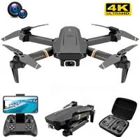 Intelligente UAV V4 RC Drone 4K HD Groothoek Camera 1080P Wifi FPV Dual Quadcopter Real-Time Transmission Helicopter Speelgoed