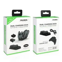 Xbox One X 듀얼 배터리 충전기 세트 슬림 컨트롤러 충전 배터리 게임 패드