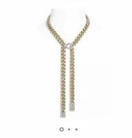 Мода ледяной кулон цепи ожерелье для мужчин и женщин любителей подарка хип-хоп ювелирные изделия с коробкой