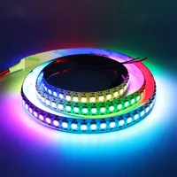LED Strips, WS2812B Individual Addressable LEDs Strip Light, USB 5V 144 Pixels 3.3ft 5050 RGB Dream Color Chasing Rainbow Lighting for TV (7mm)