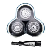 RQ12 Ersatz Rasierkopf 3D Rasiermesser Ganzkörper-Kopf-Zubehör mit sauberer Bürste und Fall für Philips S9000 RQ10 RQ11 RQ12