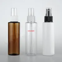 30pcs、120mlの透明なスプレーボトルペットの空の化粧品容器4ozの液体プラスチックは液体ストッパーグッド品質を持っています