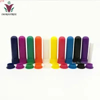 50sets Эфирное масло ароматерапия цветные пустые носовые ингаляторные трубки палочки, пустые ингаляторы (10 цветов) хорошая кклонность
