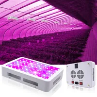 Vendita calda 1000W Dual Chips 380-730nm Spectrum Full Light LED Plant Growth Lamp Lampada Bianco Materiale Top-Grade Grow luci