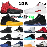 2022 With Box Jumpman 12 12s Twist Utility Mens Basketball Shoes University Gold Reverse Flu Game Dark Concord Michigan Women Sneakers Trainers Size 7-13