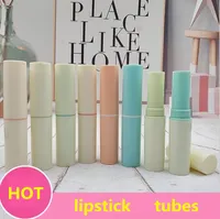 Empty lipstick tube candy color tube 6 colors DIY lip balm tube cosmetic packaging sub bottle environmental protection and durability