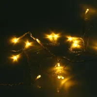 Gratis leverans 600LED Fönstergardinsträng Fairy Light Wedding Christmas Party Decor (Warm White) Top-Grade Material Strings Lighting