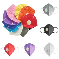 KN95 Máscaras Adult Dustproof Protective Anti-Gotlet Face Mask com Meltblown Colorful Walve Standard