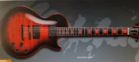 ¡Promoción! Maple acolchado Top Crimson Red Window Burst Guitarra eléctrica Guitarra Ebony Fingerboard, Encuadernación Roja, Incrustación Roja, Número de Serial Spider