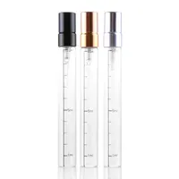 Garrafa de perfume recarregável do mini portátil 2,5ml 3ml 5ml 10ml com o pulverizador da bomba do metal Tubo de atomizador cosmético vazio para o curso