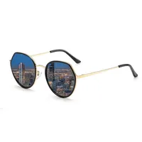 Sonnenbrille Yelchpow Frauen Gläser Polarisierte Sechseck Gafas Noble Damen Vintage Anti Reflective Kein Blendung Luxus1
