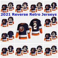 2021 Achteruit Retro New York Islanders Hockey Jerseys 53 Casey Cizikas Jersey 28 Michael Dal Colle 3 Adam Pelech 6 Ryan Pulock Custom Stitched