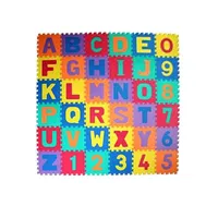 36 stks Grote Kinderen Eva Foam Alfabet Letters Numbers Vloer Zachte Baby Mat 3D Puzzel Kinderen Educatief Speelgoed 94 * 94CM1