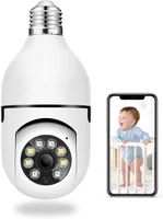 Панорамная камера на 360 ° 1080P Беспроводной Wi-Fi IR PTZ IP Cam Home Security Indoor E27 Camera Camera Baby Monitor