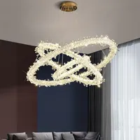Deckenleuchten Nordische LED für Esszimmer lebendig kreativer Kristall Lampe Hanglamp Loft Lampara