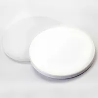 9cm sublimering blank keramikunderlägg Vit keramiska kustar Värmeöverföring Skriva ut anpassade koppmatta kudde termiska underlägg LX4217