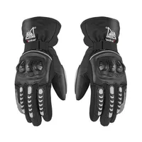 Outdoor Touch Screen Warm Winter Motorcycle Gloves Electric Bike Ski Waterproof Riding Cross-country Racing Gloves 220117