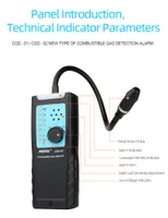 Freeshipping Analyzer Brandbaar Gasdetector Handheld Koolmonoxide Meter Draagbare CO Gas Lekdetector Gas Monitor Tester