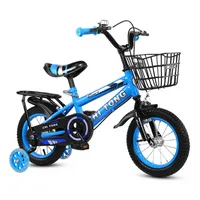 Boys Girls Toddler Bicycle Adjustable Height Kid Bicycle with Detachable Basket