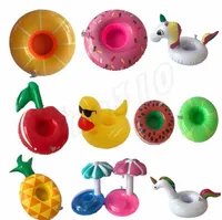 Fashion Party Supplies Inflatable Cup Float Holder Coasters Inflatables Drink Holders Swimming Pool Air Mattresses for Cups 12 M2