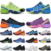 Snelheid Kruis 4 CS Jogging Mens Running Schoenen SpeedCross 4S Runner IV Blauw Rood Zwart Groene Trainers Mannen Sport Sneakers Chaussures Zapatos 40-47