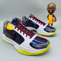 Mamba Zoom V 5 Protro ZK5 Basketball Shoes Big Stage Parade Chaos Lakers Prelude Bruce Lee Mens Trainers Sport Sneakers
