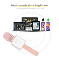 Q9 Bluetooth Microphone Wireless Mobile Phone Microphone Sing & Record Portable Mic Ws858 Upgrade Karaoke Microphone Home Ktv229G