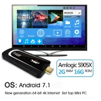 H96 PRO H3 Mini PC Amlogic S905X Quad Core Android 7.1 TV Box 2.4G 5G Wi-Fi 2G RAM 16G ROM 4K HD TV TV DONGLE SMART TV Stick