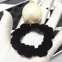 Super gute Qualität Perlenhaarschmuck Große Perle mit Markierungen Haarseil Mode VIP Haar Krawatte mit Tasche und Stempel Party Geschenk (Anita Liao)